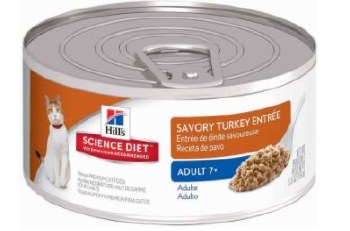 Hills Science Diet Adult Formula Savory Turkey Recipe Canned Wet Cat Food 5.5oz