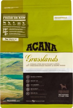 Acana Regionals Grasslands Formula with Lamb and Duck Grain Free, Dry Dog Food, 4.5lb