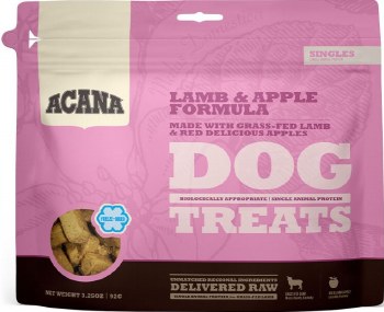 Acana Singles Limited Ingredient Diet Lamb and Apple Formula Dog Treats 3.25oz