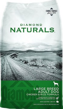 Diamond Naturals Large Breed Adult Chicken and Rice Formula, Dry Dog Food, 40lb