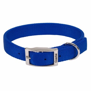 Coastal Pet Pro Double Nylon Dog Collar 1inch x 22 inch Blue