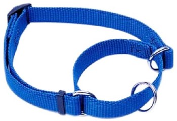5/8 inch x 10-14 inch Adjustable Collar Blue