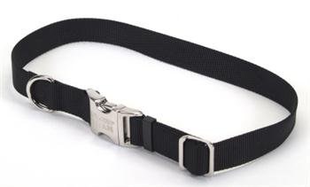 1 inch x 14-20 inch Adjustable Collar Titan Black