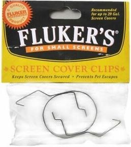 Flukers Terrarium Screen Cover Clips, Small, 2 count
