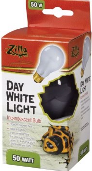 Zilla Incandescent Day White Heat Reptile Bulb 50W