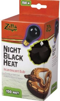 Zilla Incandescent Night Black Heat Reptile Bulb 150W
