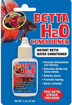 Zoo Med Lab Betta H20 Conditioner Instant H20 Conditioner, Fish Betta, .5oz