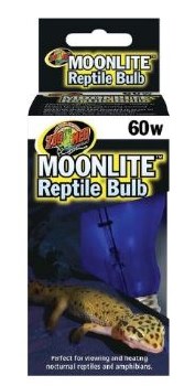 Zoo Med Lab Moon Lite Reptile Bulb, Blue, 60W