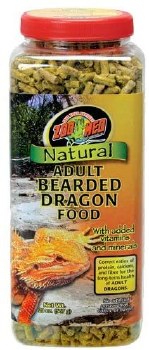 Zoo Med Lab Natural Adult Bearded Dragon Reptile Food, 20oz