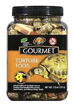 Zoo Med Lab Gourmet Tortoise Diet Reptile Food, 7.25oz