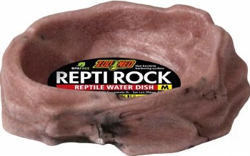 Zoo Med Lab Repti Rock Water Dish for Reptiles, Medium