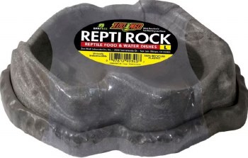 Zoo Med Lab Repti Rock Food and Water Dish Set for Reptiles, Large