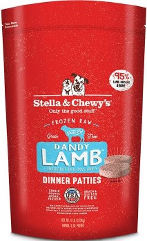 Stella & Chewy's Frozen Patties with Dandy Lamb 6lb
