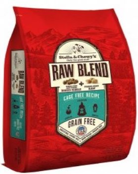 Stella & Chewy's Raw Blend Chicken Grain Free, Dry Dog Food, 22lb