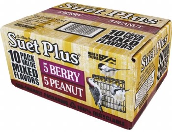 Suet Plus Mixed Flavor Extra Value Pack, 10 pack