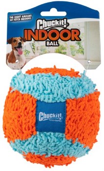 ChuckIt! Indoor Ball, Blue and Orange, Medium