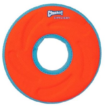 Petmate ChuckIt Zipflight Amphibious Ring, Orange, Medium