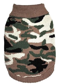 Camouflage Sweater for Dog, Extra Large