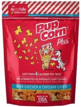 Pupcorn Plus Chicken Cheddar Cheese 4oz