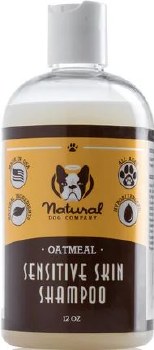 Natural Dog Sensitive Skin Oatmeal Shampoo