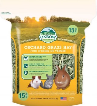 Oxbow Orchard Grass Hay Small Animal Food 15oz