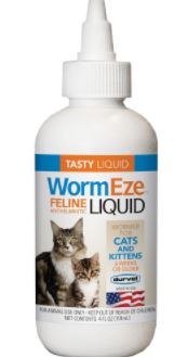 Durvet WormEze Dewormer Liquid for Cats and Kittens 4oz