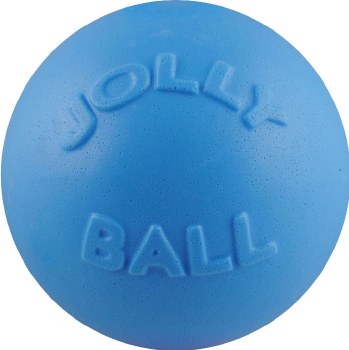 Jolly Pets Bounce n Play Ball Dog Toy, Blueberry, Small, 4.5 inch