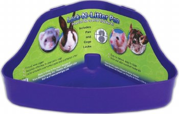 Ware Small Animal Lock n Litter Pan, Assorted Colors Medium