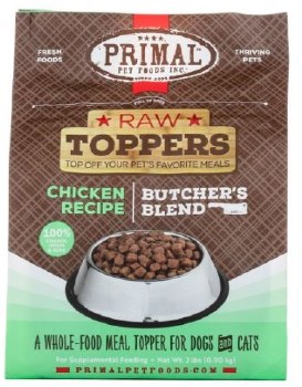 Primal Butcher Blend Topper Chicken for Cat & Dog, 2lb