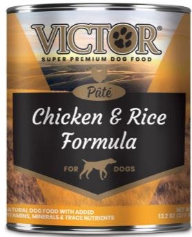 Victor Chicken and Rice Recipe Canned Wet Dog Food 13.2oz