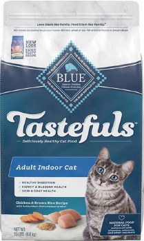 Blue Buffalo Indoor Health Chicken and Brown Rice Recipe Adult Dry Cat Food 15lb