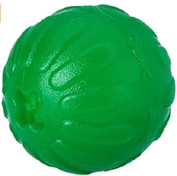 Starmark USA Treat Dispensing Chew Ball, Green, Large, 4 inch