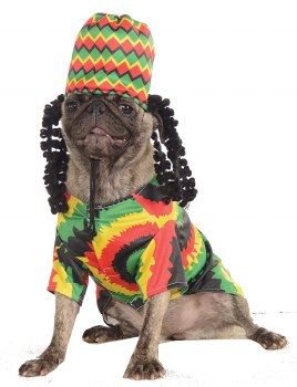 Rasta Dog Costume, Large