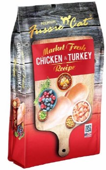 Fussie Cat Premium Market Fresh Chicken & Turkey Recipe Cat Food, 4lb