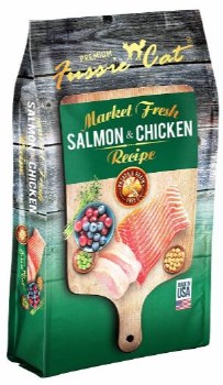 Fussie Cat Salmon and Chicken, Dry Cat Food, 4lb