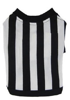 White and Black Stripe T-Shirt, Small