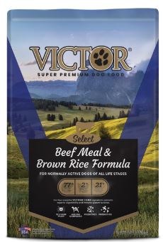 Victor Select Beef Meal and Brown Rice Dry Dog Food 5lb