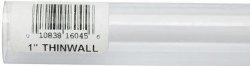 Lee's Thin Wall Rigid Tubing, 1 inch x 36 inch