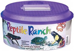 Lee's Reptile Ranch Reptile Habitat, Round, Assorted Colors, Small