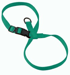 Hamilton Adjustable Figure 8 Puppy or Cat Harness, 3/8 inch, Green, Lg