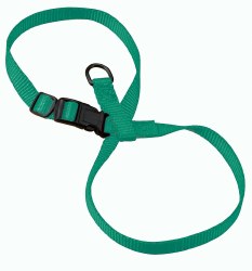 Hamilton Adjustable Figure 8 Puppy or Cat Harness, 3/8 inch, Green, Md