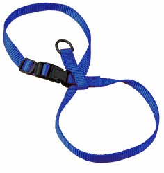 Hamilton Adjustable Figure 8 Puppy or Cat Harness, 3/8 inch, Blue, Md
