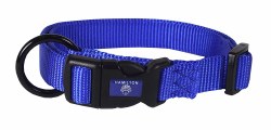 Hamilton Adjustable Dog Collar, 1 inch Thick, 18-26 inch Chest, Blue