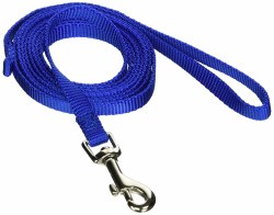 Hamilton Single Thick Nylon Deluxe Dog Lead with SwivelSnap, 6ft, Blue