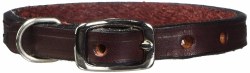 Hamilton Creased Collar, 1 inch x 26 inch, Burgundy, Sm