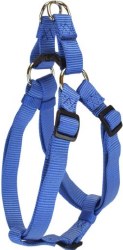 Hamilton Adjustable Easy on Harness, 1 inch thick, 30-40 chest size, Blue