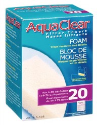 Aqua Clear Foam Filter Insert 5-20 Gallon