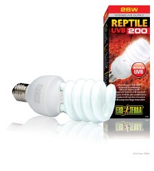 Exo Terra Reptile UVB200 High Output UVB Bulb 26W