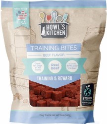 Howl's Kitchen Training Bites Beef Flavor, Dog Treats, 12oz