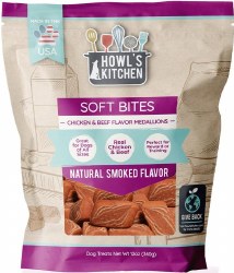 Howl's Kitchen Meaty Medallions Chicken & Beef Flavor, Dog Treats  12oz